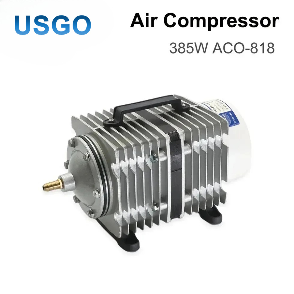 Air Assist Pump Laser - USGO ACO-818 385W Elektromagnetische Luftkompressorpumpe 220V