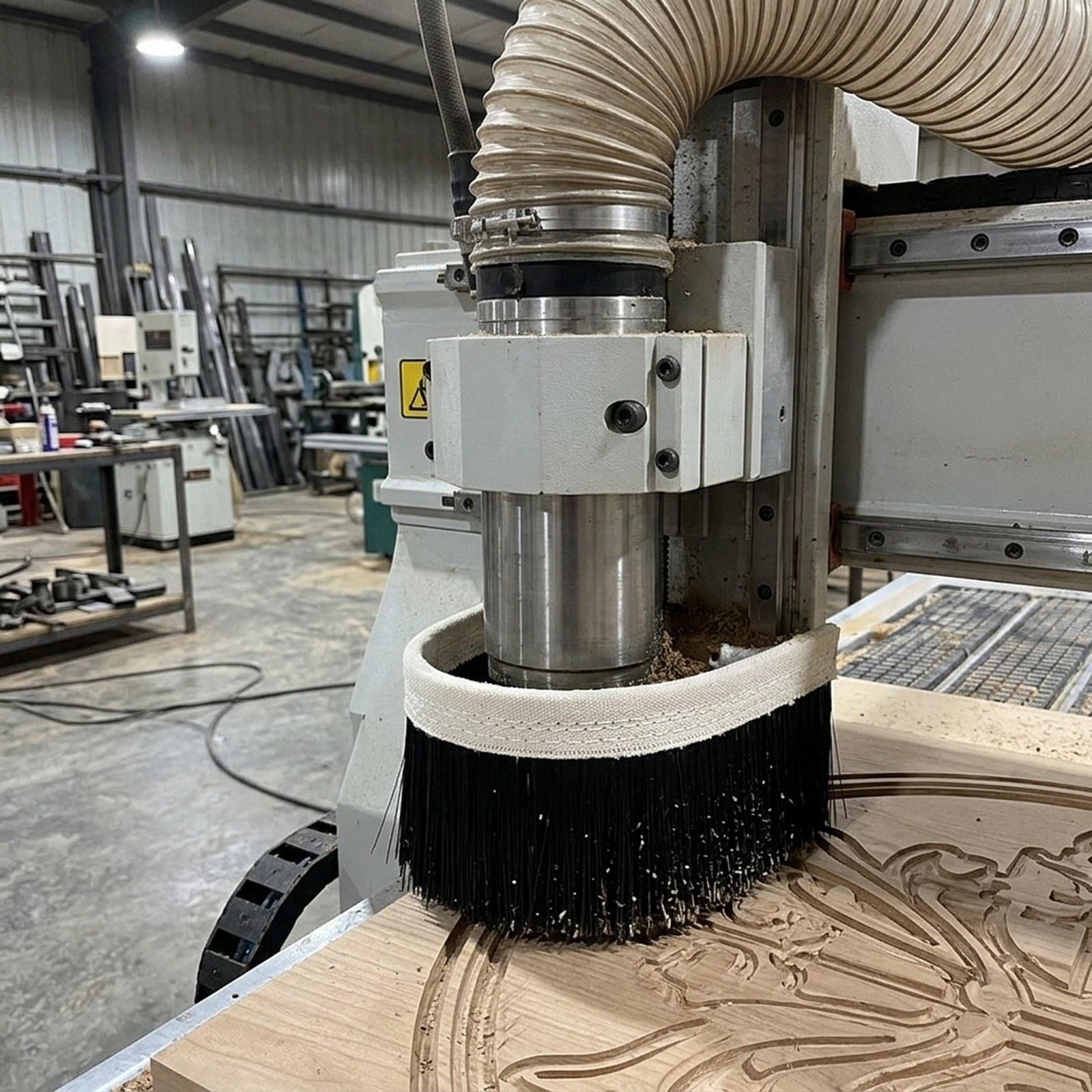 Dust Shoe Cnc - CNC-Vakuumbürste, einfach zu bedienen, robust, schnelle