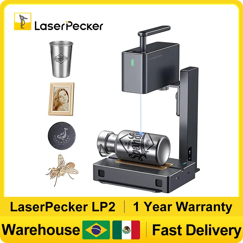 Industrial Laser Etching Machine - LASERPECKER Handlasergravierer Tragbare leistungsstarke Lasergravur-Schneidemaschine mit