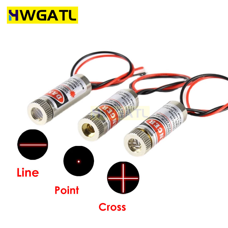 Industrial Laser Line Module - 650 nm 5 mW Red Point
