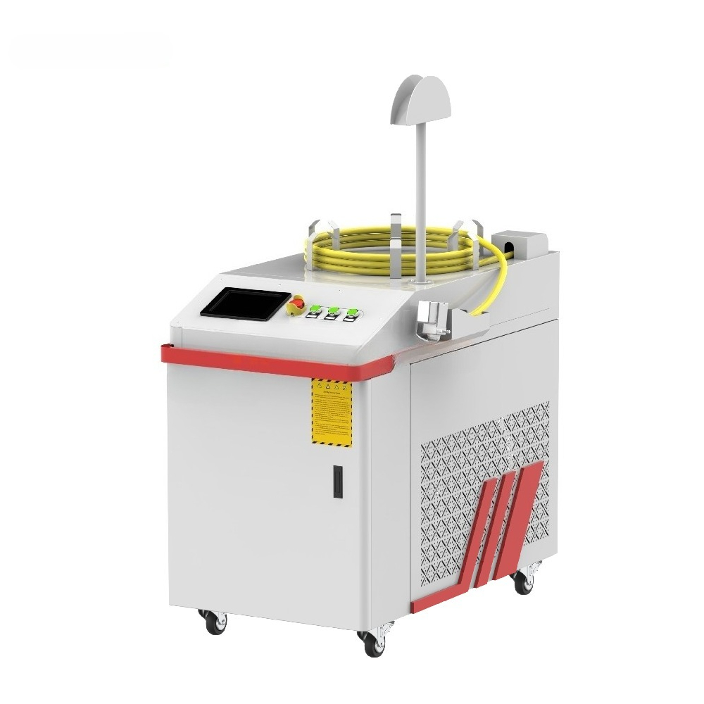 Industrial Laser Paint Removal - 3000W Kontinuierliches Faserlaser-Reinigungssystem für Metall: Entfernung