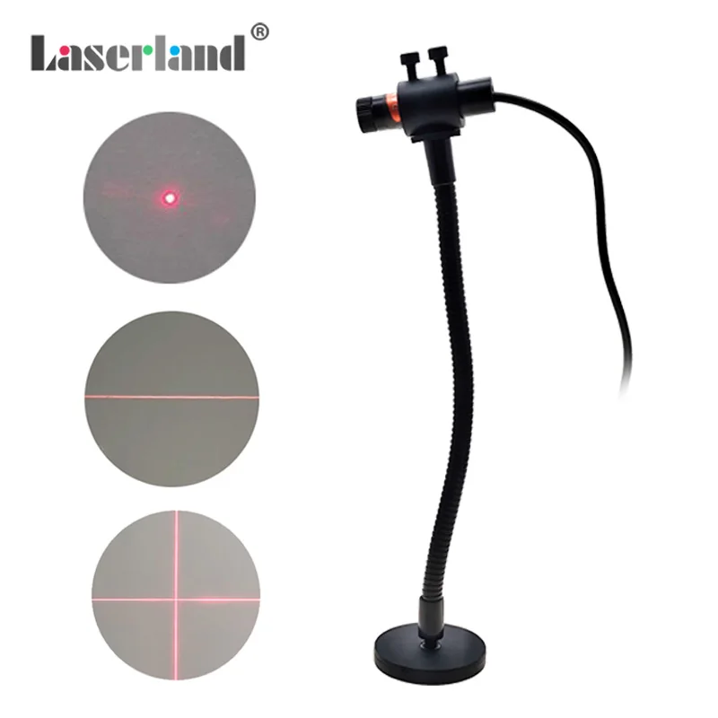 Industrial Laser Line Module - Nähzubehör Quilt-Nähführung Laser-Positionierungslinie Kreuzhaar-Modul mit Magnetfuß