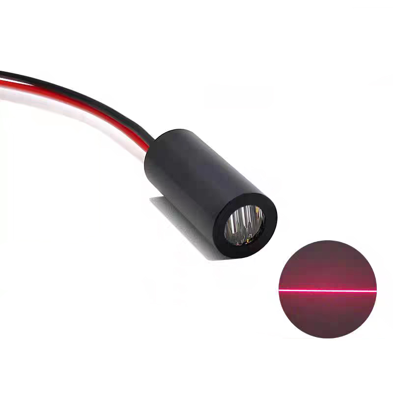 Industrial Laser Line Module - 635nm 5mW Rotes Linienlaser-Modul 90 °