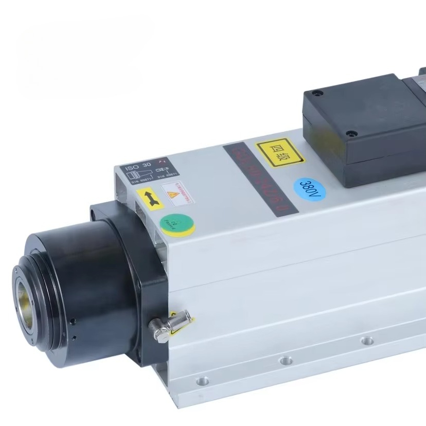 Cnc Spindle Motor - Hochpräzise CNC-Maschinenwerkzeugspindel 6KW ISO30 Luftgekühlt ATC