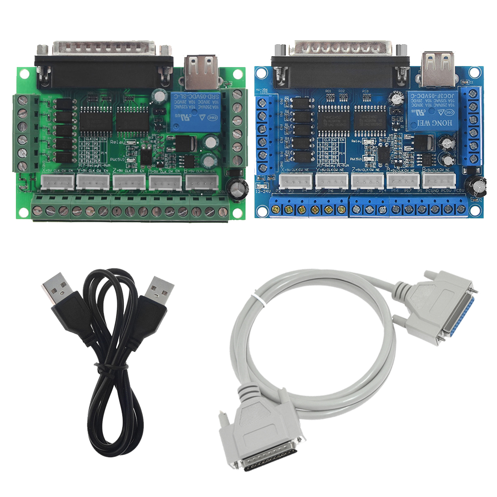 Breakout Board Mach3 - CNC MACH3 Parallel Port Control 5-Achsen