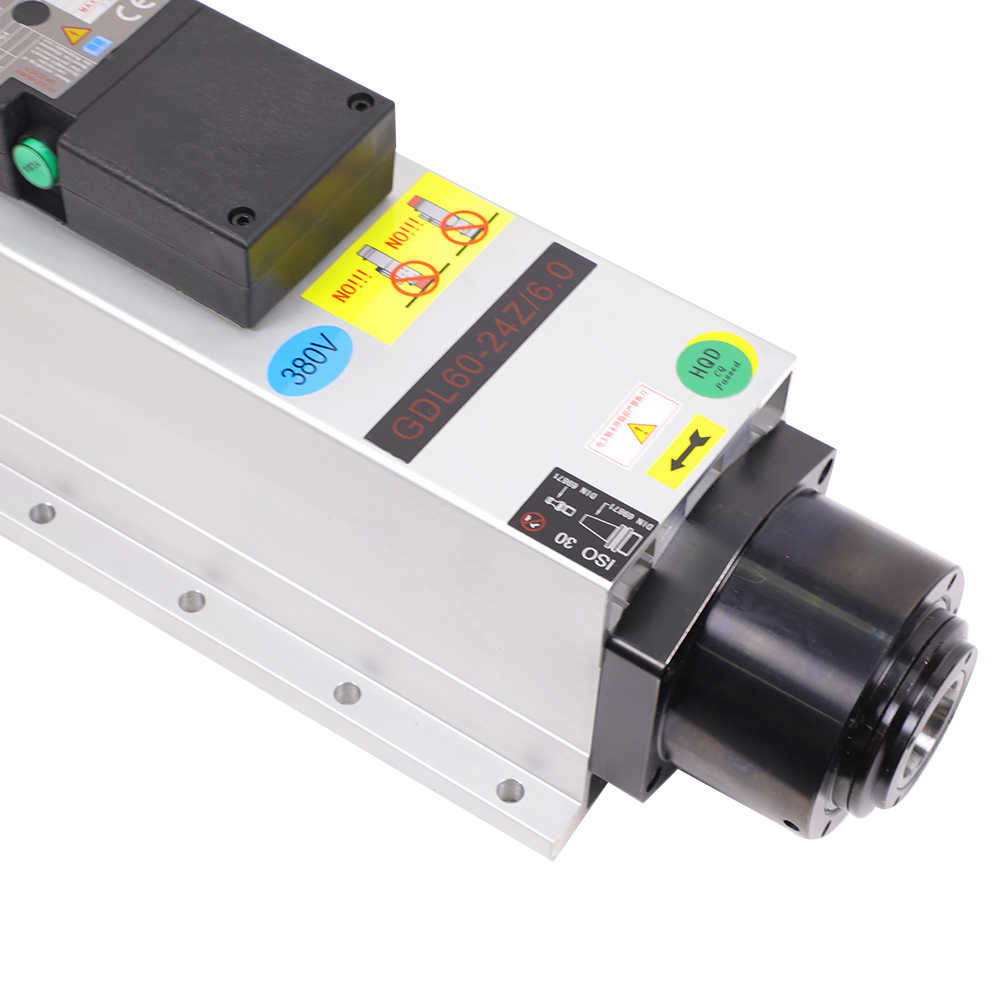 Luftgekühlter 6kW ISO30 Hochge – Cnc Spindle Motor Bewertung und Preis