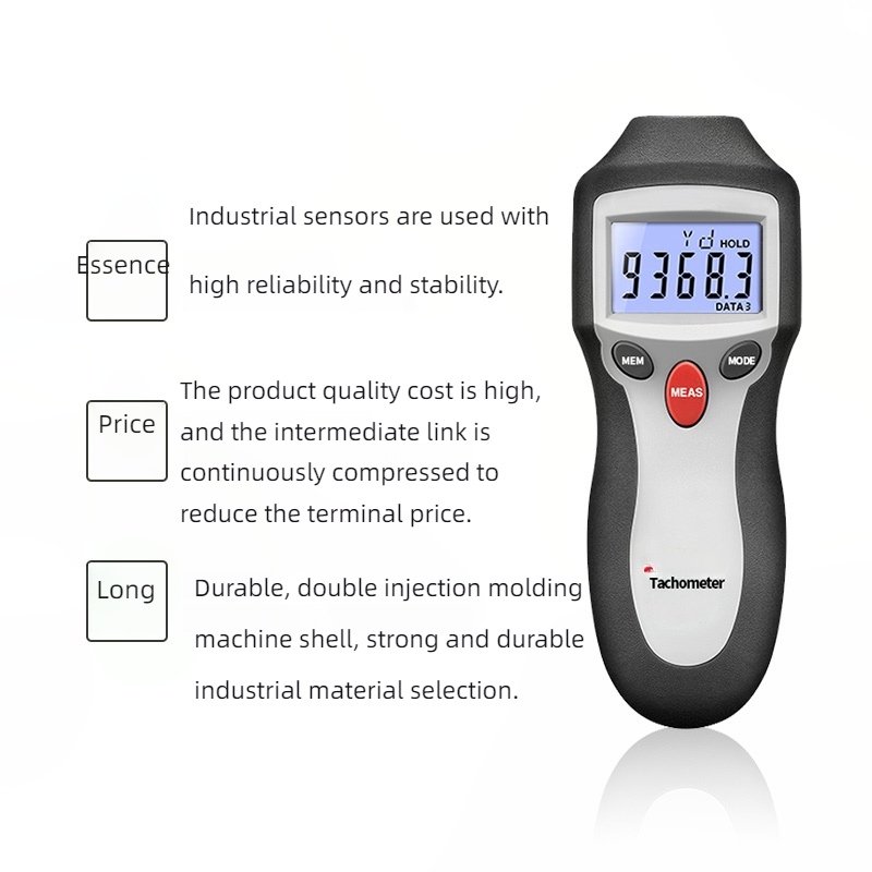 Tragbarer berührungsloser digi – Industrial Laser Tachometer Bewertung und Preis