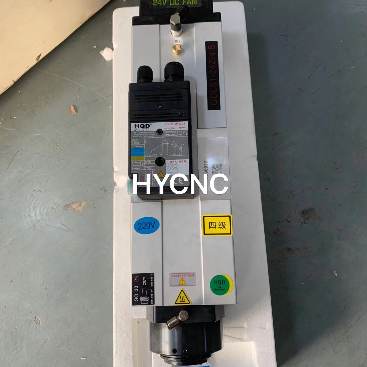 4,5 kW ATC-Spindel Iso30-Motor – Cnc Spindle Motor Bewertung und Preis