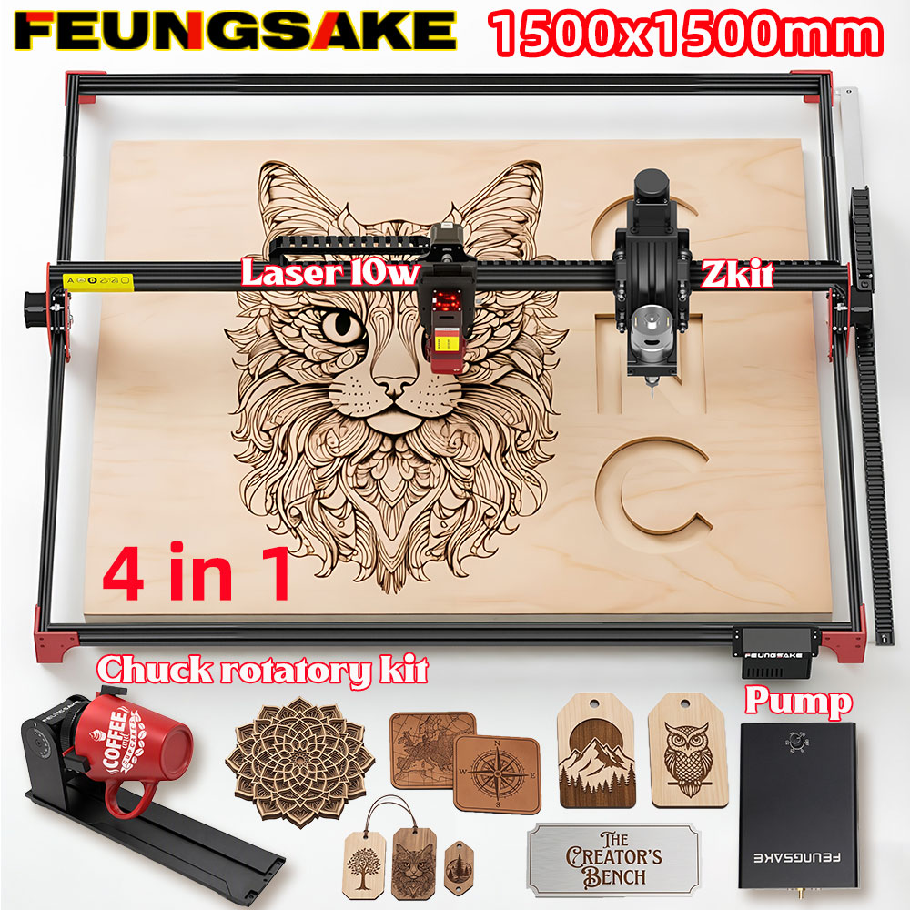FEUNGSAKE 40W Laser-Gravur- un – Air Assist Pump Laser Bewertung und Preis