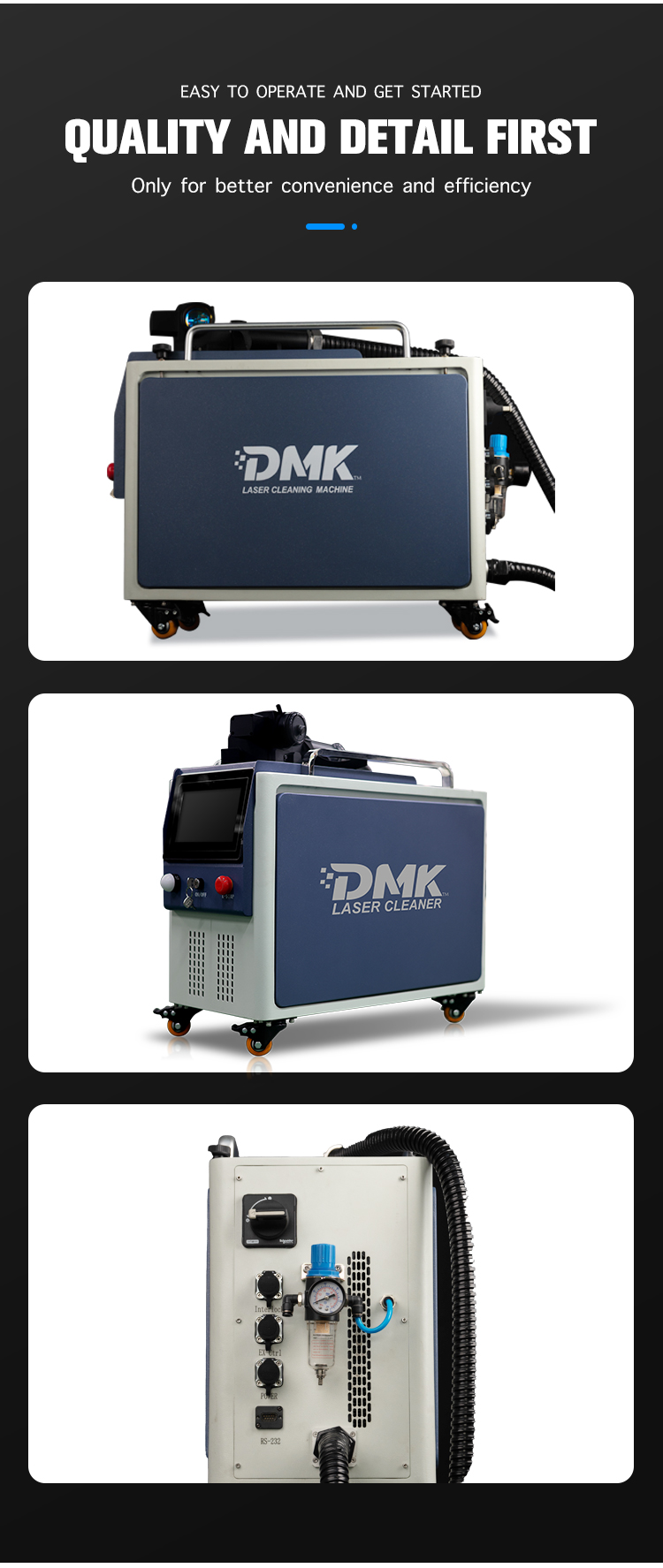 DMK 100 W 200 W 300 W Pulslase – Industrial Laser Paint Removal Bewertung und Preis