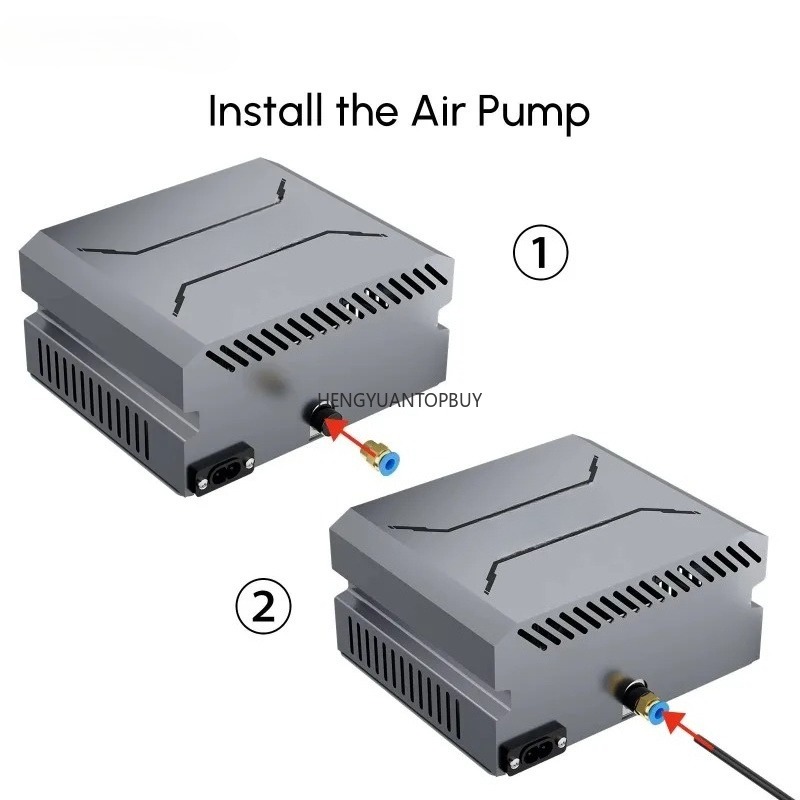 Die Luftpumpe wird verwendet,  – Air Assist Pump Laser Bewertung und Preis